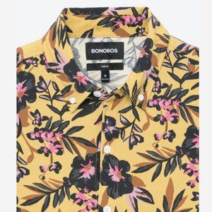 Bonobos Rivera Shirt Golden Cherry Blossom